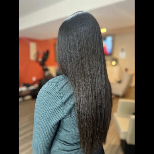 Perfect Cut, Artful Blowout, And Sleek Flat Ironing